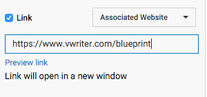 Select the Associated Site option and enter your URL