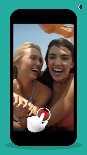 Snapchat welcome Snap screenshot