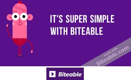 Biteable - one of the best video tools for content marketing
